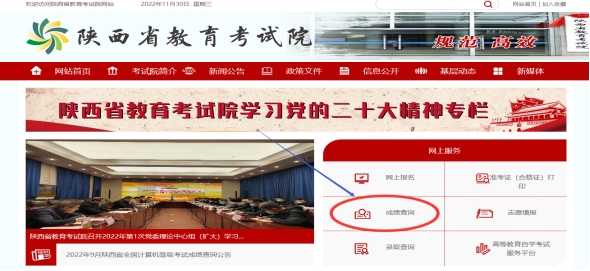 2022年陕西省成人高考成绩查询www.sneac.edu.cn/czweb(图3)