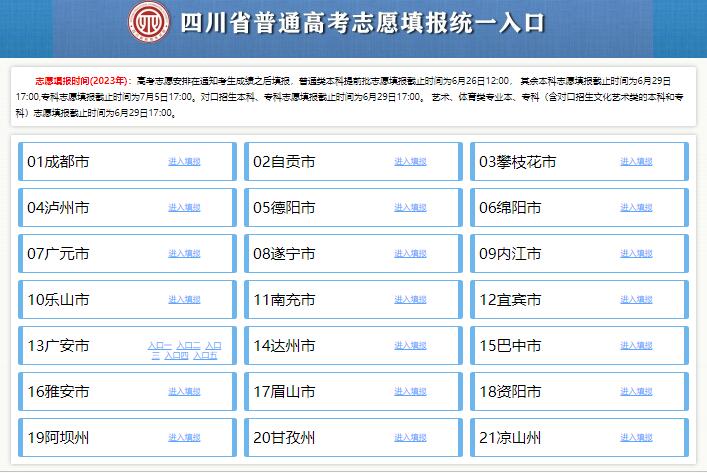 2023年四川省高考志愿填报统一入口zy.sceea.cn(图1)