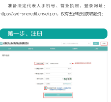 云南省中小企业融资综合信用服务平台https:/xyd-yncredit.cnyeig.cn(pic4)