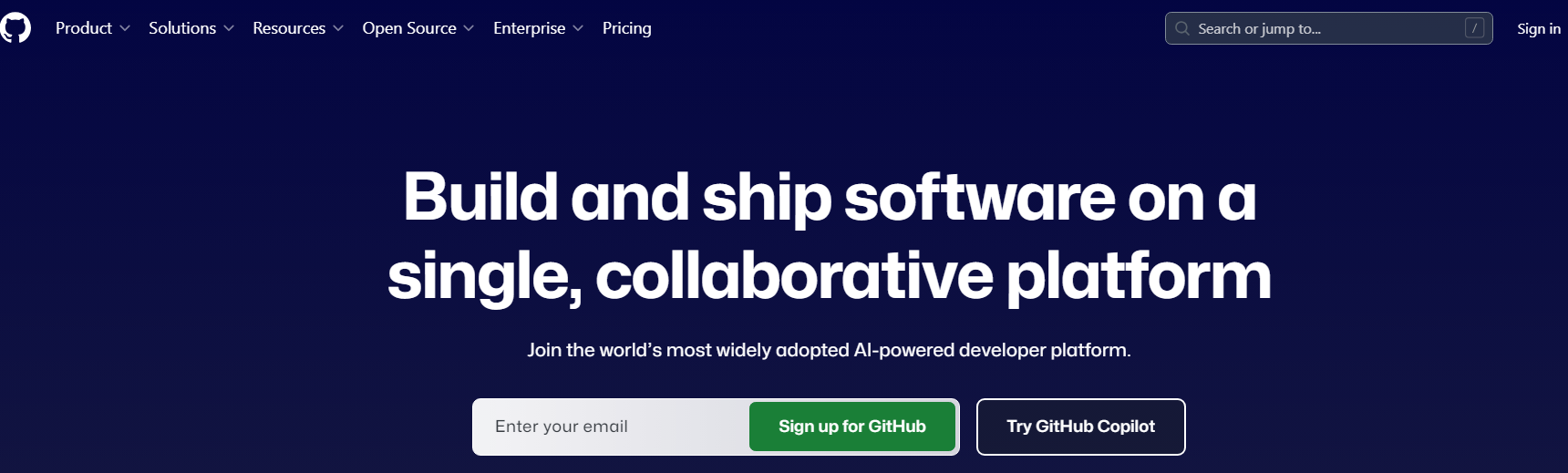 github官网登录入口https://github.com/(图1)