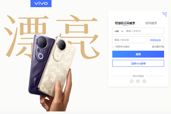 vivo官方网站登录入口https://passport.vivo.com.cn/#/login(图1)